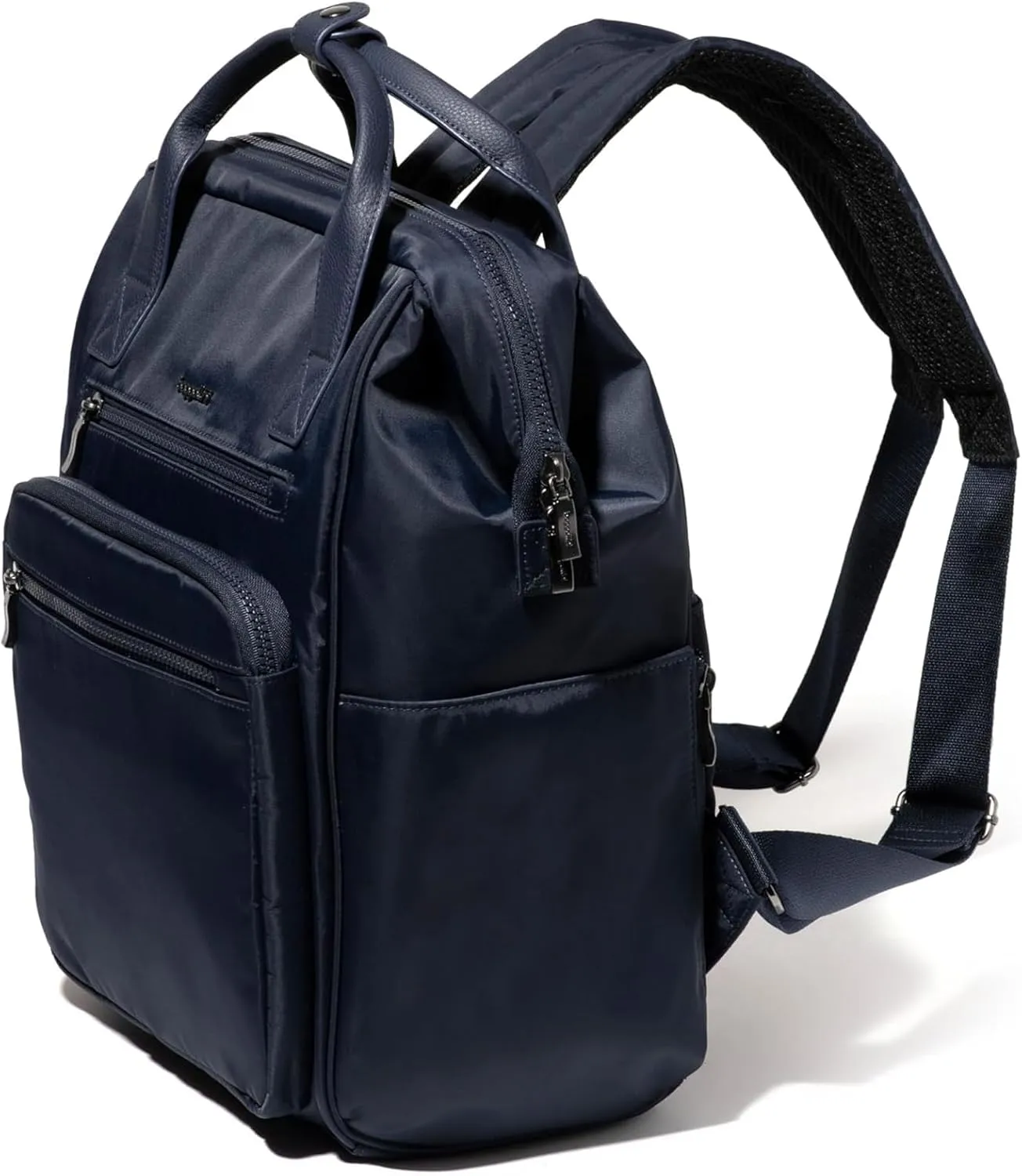 Baggallini Chelsea Laptop Backpack, French Navy Twill