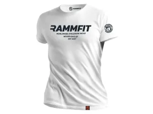 Black on White Lifestyle Tee - RAMMFIT