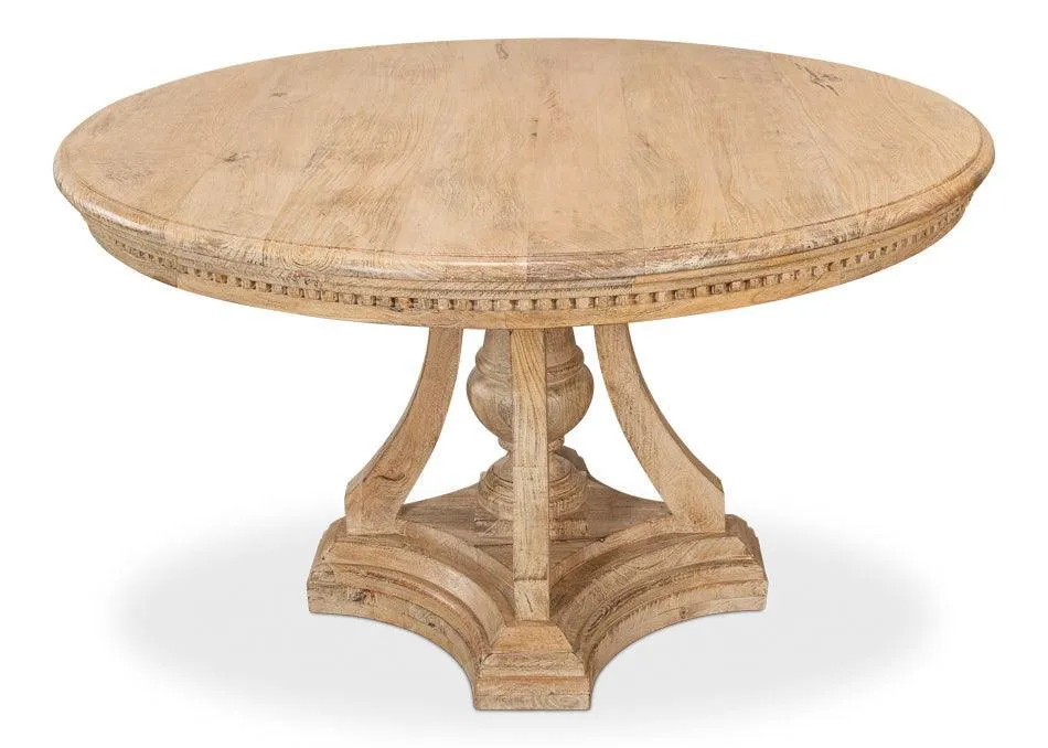 Chantal French Pedestal Dining Table