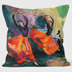 Flamenco Ballet Inspired Cushion - Charlotte Leadbeater