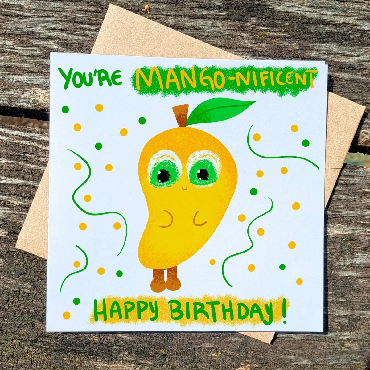 Greeting Card You are Mango, Happy Birthday Cards for Girlfriend Wife Husband Boyfriend Best Friend, Postcard Gift for Kids