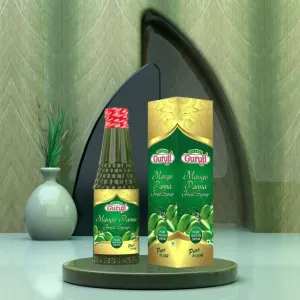 Guruji Mango Panna Fruit Syrup,750ML