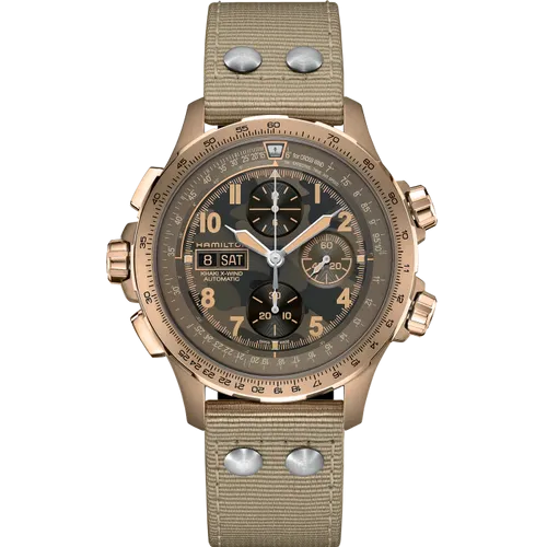 Hamilton H77916920 Khaki Aviation X-Wind Auto Chrono