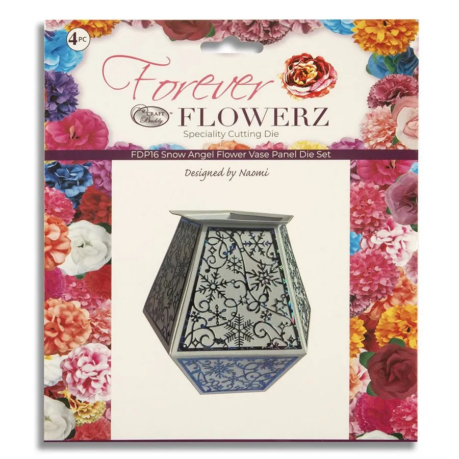 "Snow Angel" Forever Flowerz Die Panels