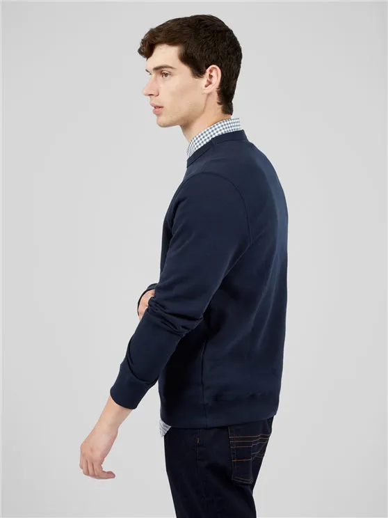 Signature Organic Cotton Target Sweatshirt, Dark Navy