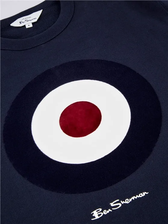 Signature Organic Cotton Target Sweatshirt, Dark Navy
