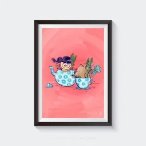 Teapot friends print